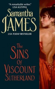 Guest Review:  The Sins of Viscount Sutherland by Samantha James