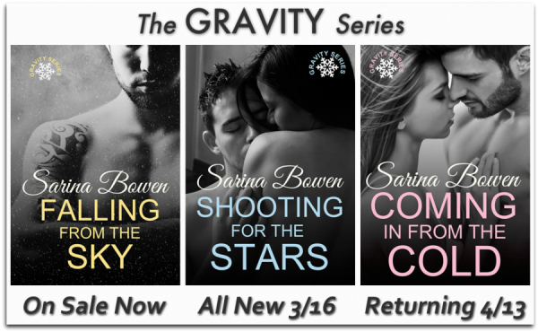 Gravity Re-Launch by Sarina Bowen (+Giveaway)